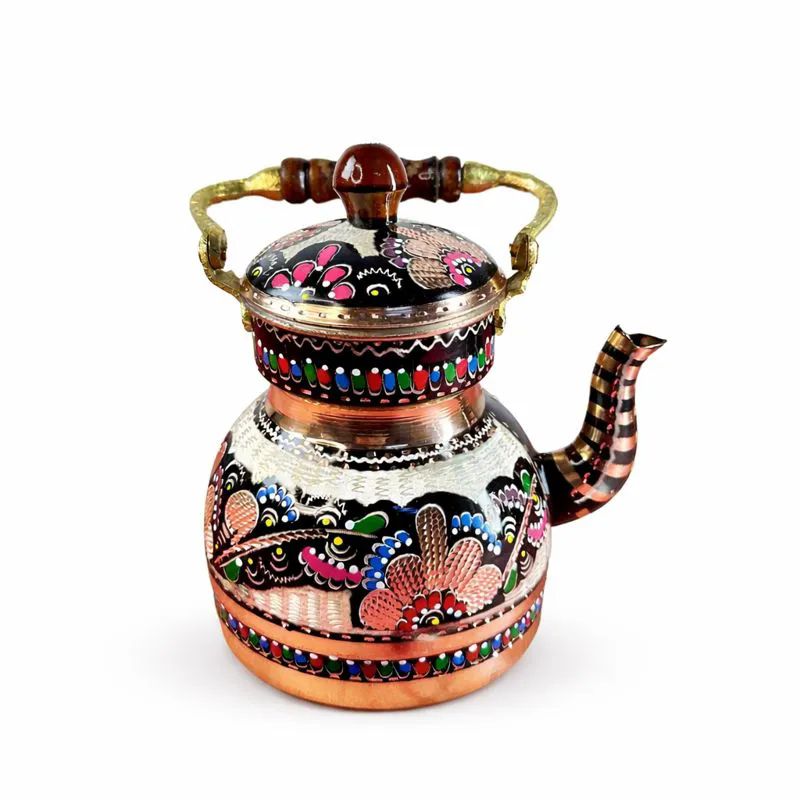 Bakir-caydanlik-1300ml-Renkli