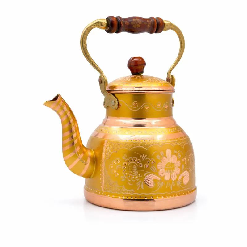 Bakir-caydanlik-1700ml-Sari