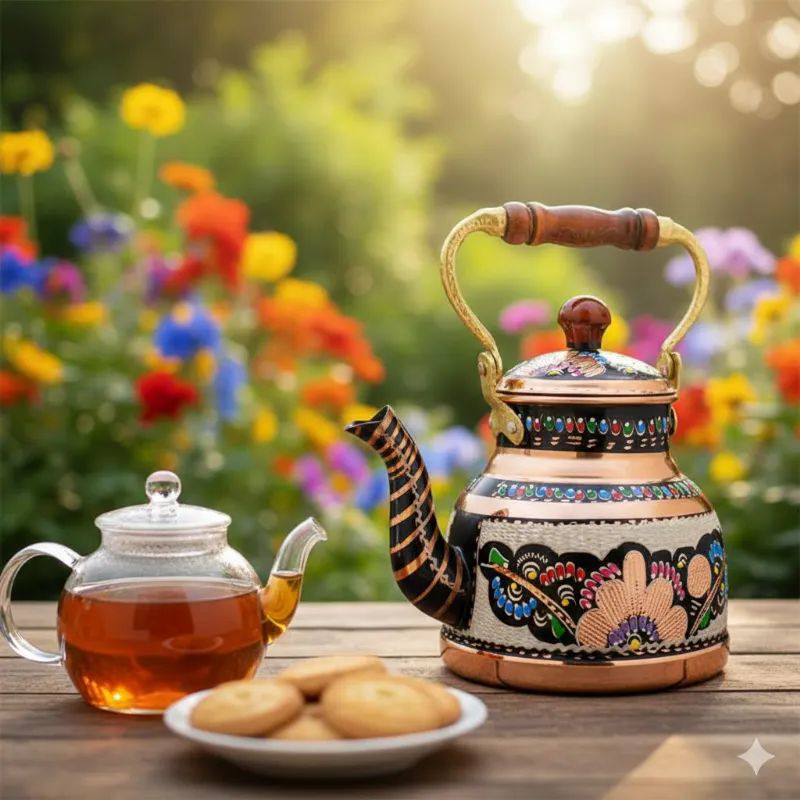 Bakir-caydanlik-1700ml-Renkli