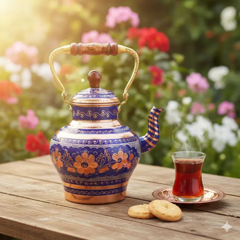 Bakir-Caydanlik-Klasik-gobek-Mavi