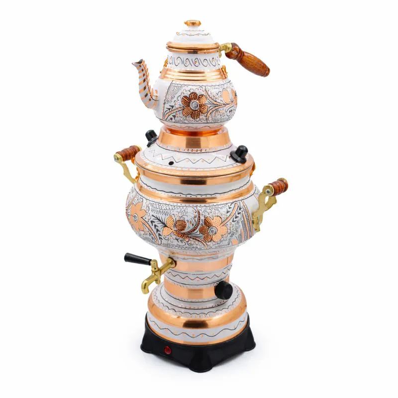 Bakir-Semaver-elektrikli-Silindir-Beyaz