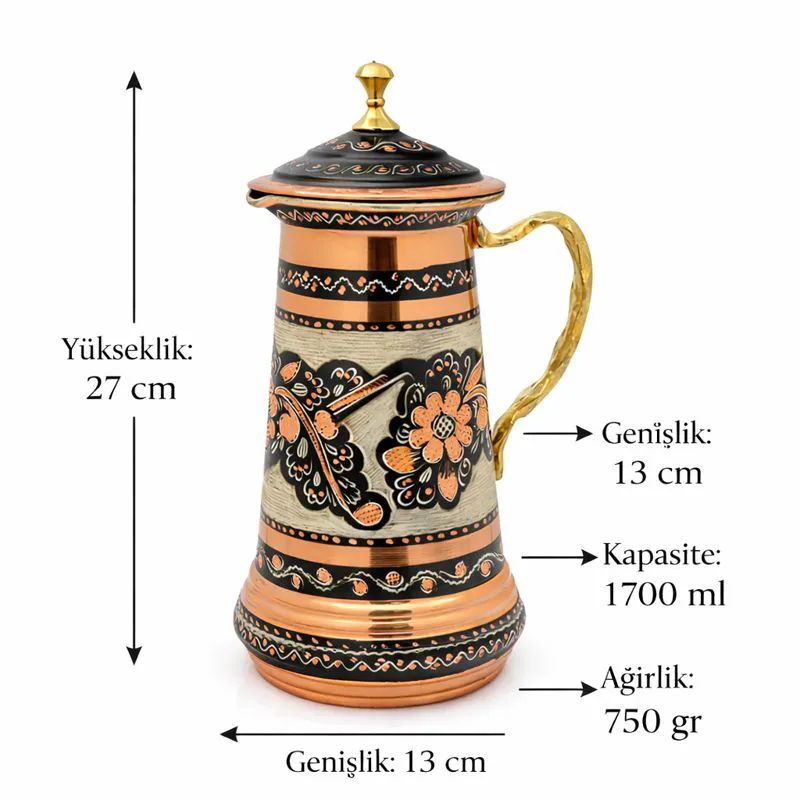 Bakir-Surahi-1700ml-Kapakli-Siyah