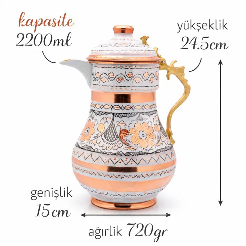 Bakir-Surahi-2200-ml-Beyaz