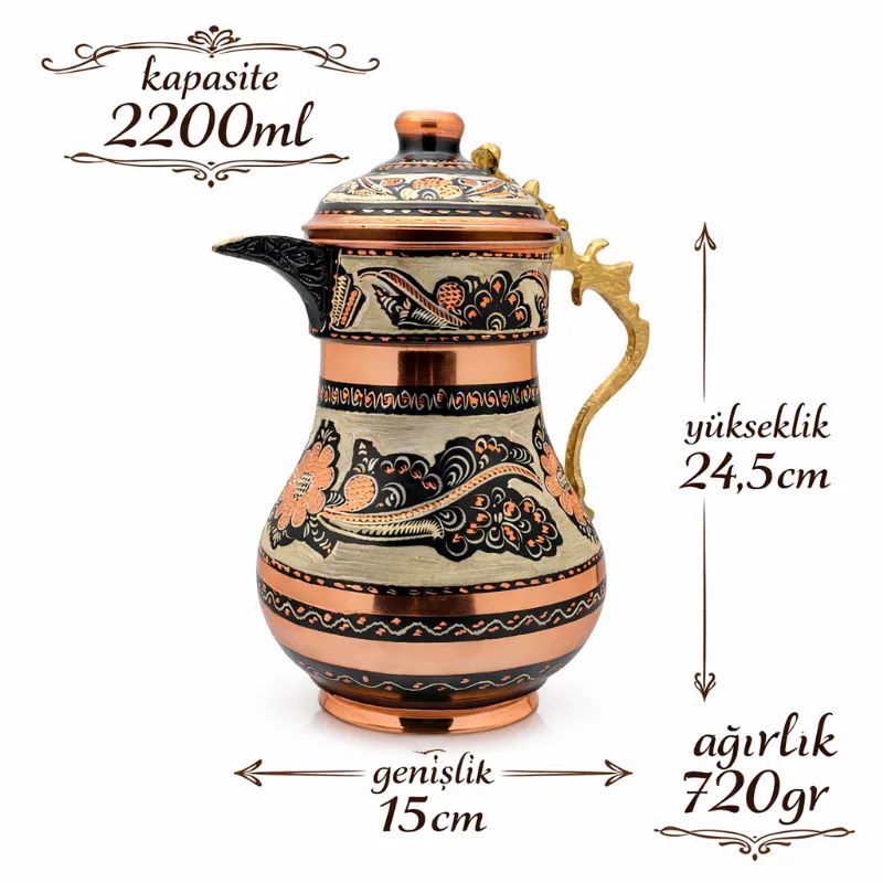 Bakir-Surahi-2200ml-Siyah