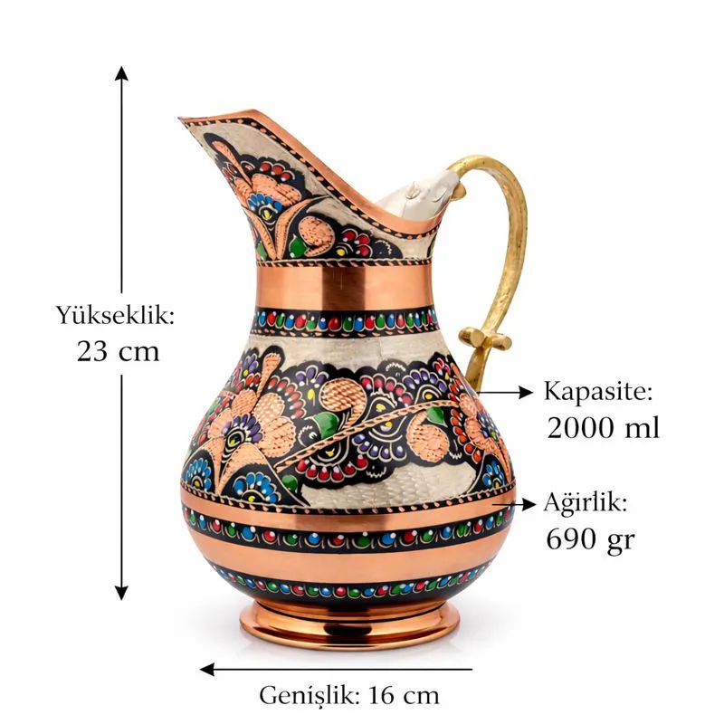 Bakir-Surahi-Renkli-2000ml