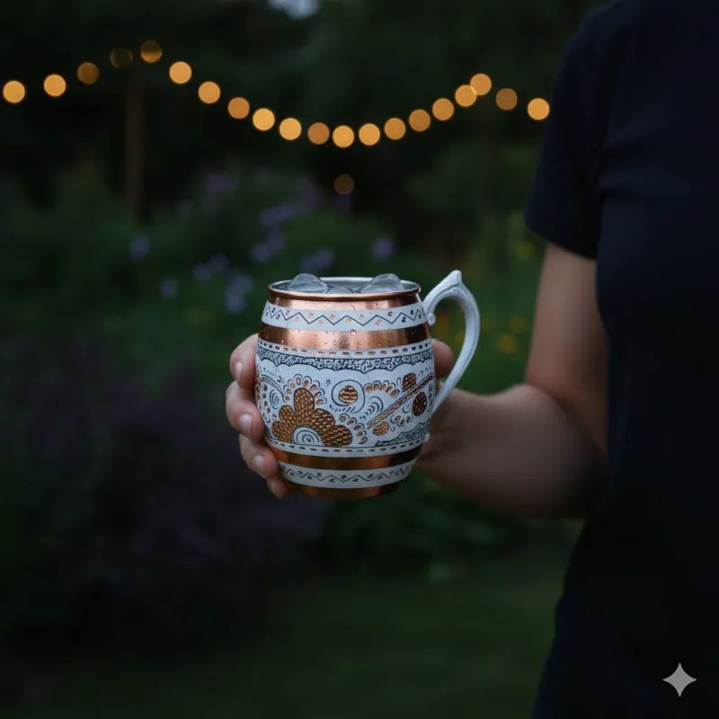 Islemeli-Bakir-Bardak-Beyaz