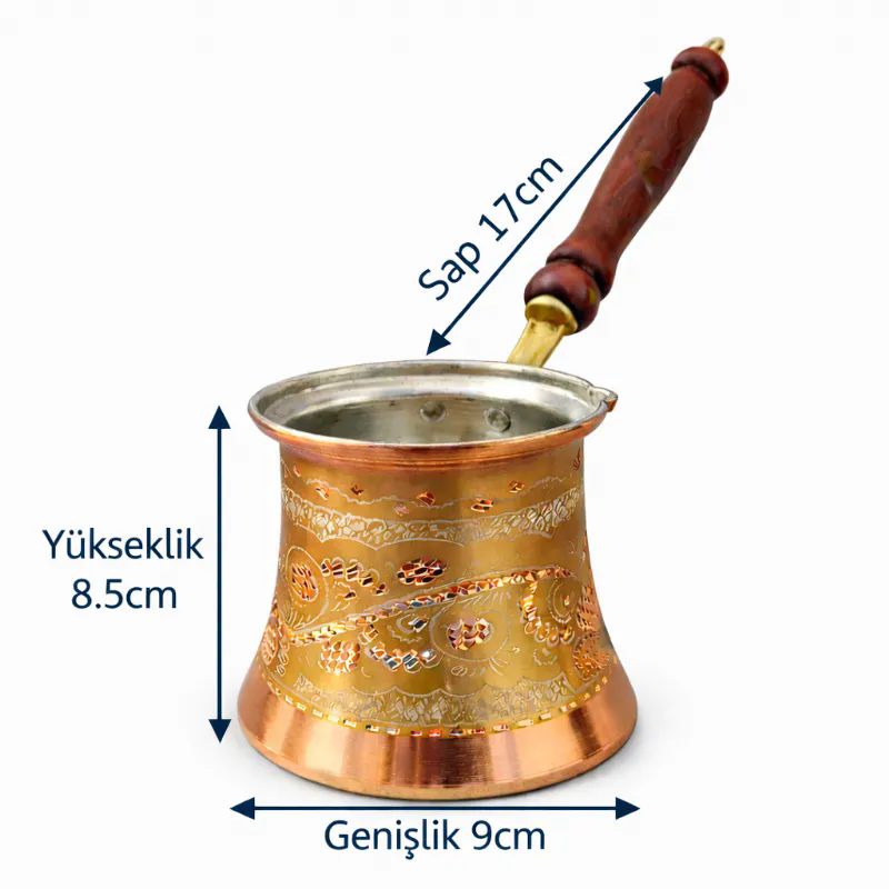 ��lemeli Bak�r Cezve Sar�