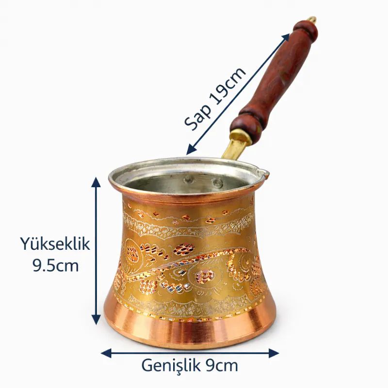 ��lemeli Bak�r Cezve Sar�